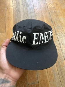 Vintage 80s Public Enemy Painters Hat One Size Rap Tee Wu Tang PE - Picture 1 of 5