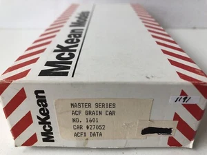 Mckean Models ACF Grain Car ACFX #27052 Kit #1601 NIB - Picture 1 of 4