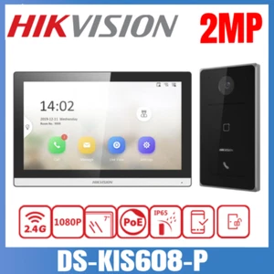 Neu Hikvision DS-KV6133-WME1+DS-KH6350-WTE1 IP Video Intercom Door + Indoor Kit - Picture 1 of 10