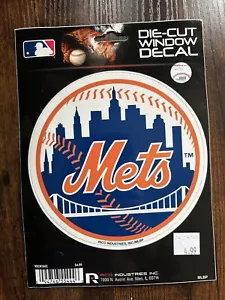 New York Mets Window Cling Sticker Decal MLB Lic. Major league Baseball - Picture 1 of 1