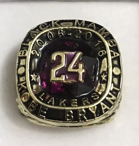 1996-2016 LAKERS KOBE BRYANT SIZE 11 CAREER RING BUNDLE SET OF 2 w/JEWELRY BOXES Cover