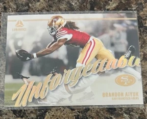 Brandon Aiyuk 2024 Panini Luminance Unforgettable #UNF-BAK 49ers - Picture 1 of 2