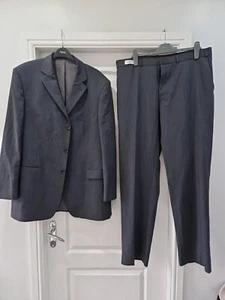 Balmain Paris Men's Pinstripe Grey 2 Piece Suit - Picture 1 of 7
