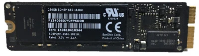 Original APPLE 256GB SSD Macbook Pro Air  SanDisk SD6PQ4M-256G-1021H 655-1838D - Image 1 of 2