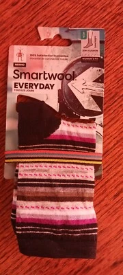 Smartwool Calcetines Pequeños Sm S Margarita Crew Lana Merino Mujer Negro Rayas  Foto 1 de 3