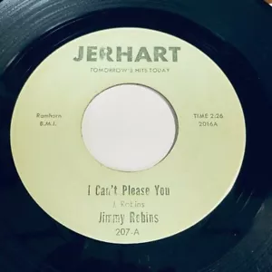 Jimmy Robins - I Can't Please You / I Made It Over 45 - Jerhart - Northern Soul - Imagen 1 de 2