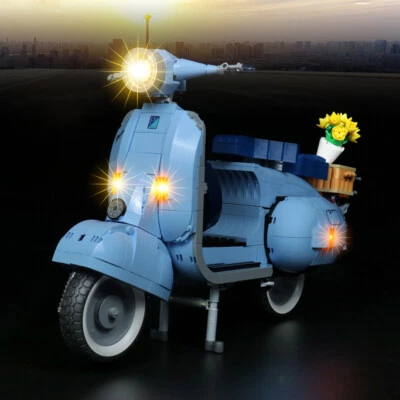 LocoLee LED Licht Kit für Lego 10298 Vespa 125 Vintage Roller Modell Lichter Set