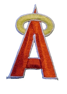 Anaheim Angels Iron On Embroidered Patch 2 1/2 inch Tall - Picture 1 of 1