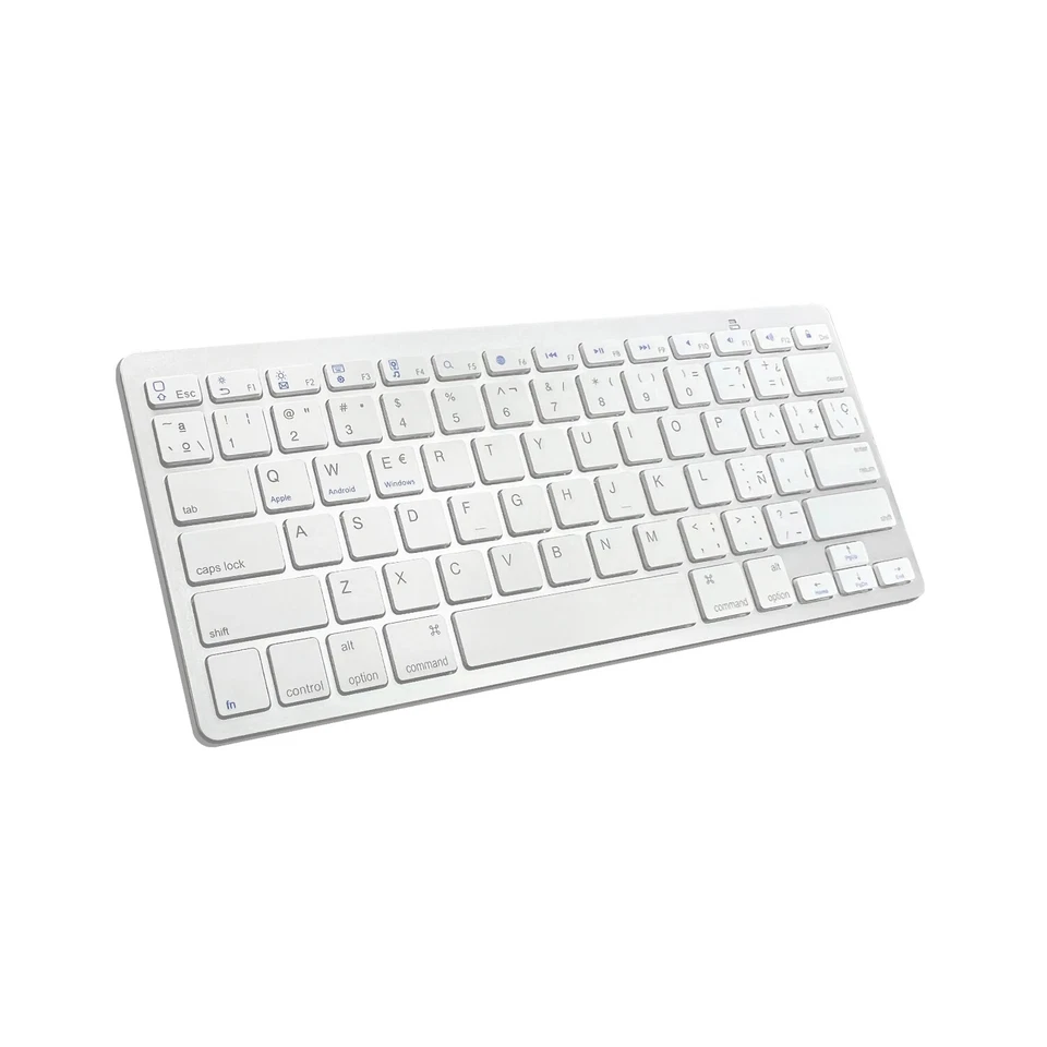 Spanish Language Ultra-Thin Wireless Silent Keyboard 78-key Layout for PC&Tablet - Image 1 of 4
