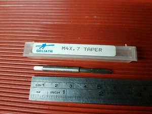 M4 X 0.7 Taper Tap Made By Goliath  - Picture 1 of 2