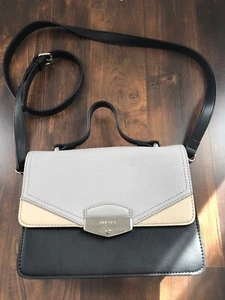 Nine West women's purse black gray tan -excellent condition! 9x 6.5 x 2 - Picture 1 of 10