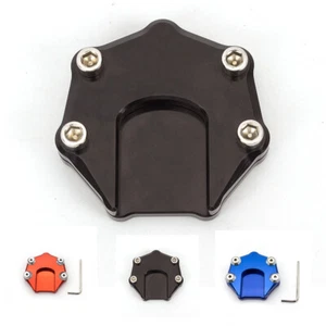 CNC Universal Motorcycle Sidestand Enlarge Foot Plate Kickstand Extension Pad  - Picture 1 of 7