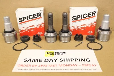 1999-2004 Ford F250 F350 Excursion 4x4 Front Dana Spicer Ball Joints Both Sides - Image 1 of 4