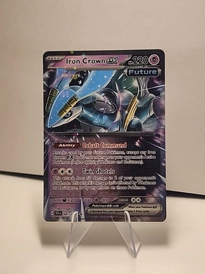 Iron Crown EX 081/162 SV05: Temporal Forces Holo Pokémon TCG NM  - Image 1 of 2