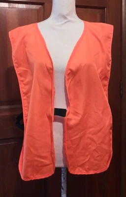 Mossy Oak Size XL-2LX Safety Vest Stick Close Front Sleeveless Bright bosy - Image 1 of 4