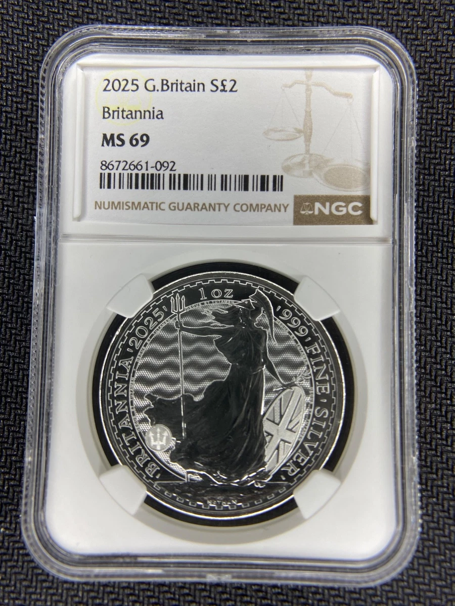 UK Britannia MS 69 Silver Bullion Coins for sale | eBay