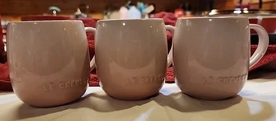Nuevo sin caja Juego de 3 tazas de café Le Creuset Ombré Shell rosa 12 OZ 380 ml  Foto 1 de 4
