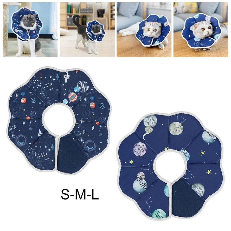 Adjustable Cat Collar Prevent Biting & Scratching for Dog E- Collars Elizabethan - image 1 of 1