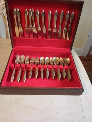 Cubiertos Dirigold Dirilyte "Empress" utensilios de cocina cucharas cuchillos tenedores cubiertos Foto 1 de 4