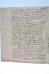 Lettres du fils de Jean Lannes honneur mémoire de son père c.1815 - Imagen 1 de 8