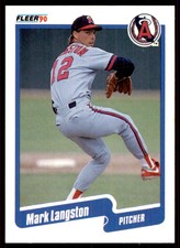 1990 Fleer Update Mark Langston California Angels #U-78