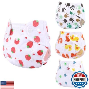 BABESIDE 4 PCS Baby Doll Diapers for 17-22 Inch Dolls Reusable Reborn Baby Do - Picture 1 of 5
