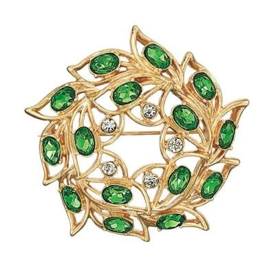 AVON ICONIC COLLECTIBLE WREATH PIN NIB  - Image 1 of 2