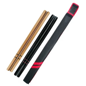 Wooden Escrima Sticks wood Kali Arnis Martial Arts 26" 28" Natual Black Eskrima - Picture 1 of 2