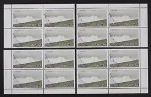 CANADA #727, PL4, $2 Kluane Matched Inscription Plate Blocks Mint NH - Bild 1 von 1