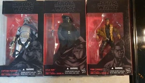 Star Wars The Black Series Lot Of 3 FINN 01, CAPTAIN PHASMA 06, KYLO REN 03 - Picture 1 of 10
