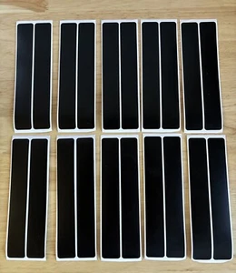 Brand New! 10 Pairs | Bar End Finishing Tape | Road Bike Handlebar | Black - Picture 1 of 1