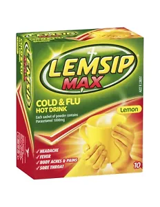 Bolsas para resfriado y gripe Lemsip Max años 10 - Imagen 1 de 2