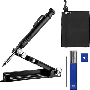 Multi-Function Scribing Tool Construction Pencil Aluminum Alloy Scribe Marking - Picture 1 of 12