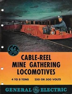Rail Brochure - GE General Electric - Cable-Reel Mine Locomotive - c1947 (RB54) - Picture 1 of 1