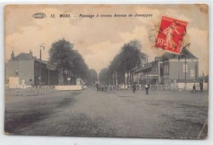 Belgique - MONS (Hainaut) Passage à niveau Avenue de Jemappes VOIR LES SCANS POU - Imagen 1 de 2