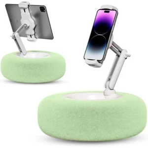 New 2024 Plush Pillow Phone Tablet Bracket Desktop Stand Adjustable Length Angle - Picture 1 of 28