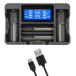 USB do akumulatorów RCR123A 14500 104440 - Zdjęcie 1 z 8