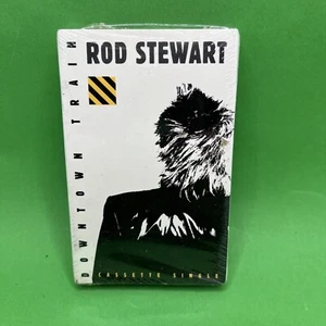 ROD STEWART - Downtown Train - Cassette Single VINTAGE RARE NEW SEALED - Picture 1 of 5