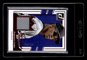 2016 Donruss Jersey Kings Red #JKFL Francisco Lindor Jersey /199 - EXACT SCAN