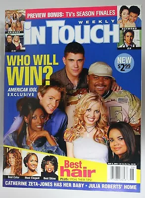 American Idol Cover Aiken Studdard Caldwell Trenyce Carmen In Touch Weekly 2003 - Image 1 of 4
