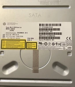 HP GH82N Disk Drive Black Compact Disc Ultra Speed Super Multi & DVD Rewriter - Picture 1 of 1