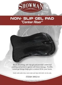 Almohadilla de gel ventilada flexible antideslizante absorbente de golpes Western Saddle CENTER RISER - Imagen 1 de 2