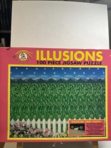 Ceaco Magic Eye Illusions 100 Piece Jigsaw Puzzle Opened Complete Vintage 1993 - Picture 1 of 4