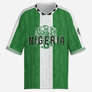 Nigeria - football shirt jersey Retro, 1996 1998 home soccer jersey - Picture 1 of 7