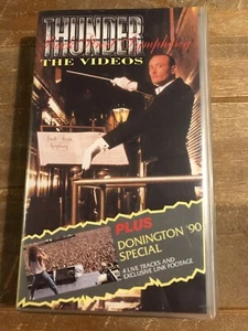 Thunder The Videos Back Street Symphony VHS Video + Donington 1990 Rare - Picture 1 of 4