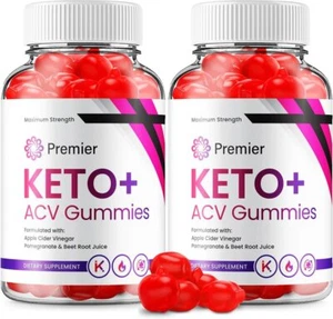 (2 Pack) Premier Keto ACV Gummies - Official - Keto Premiere ACV Advanced... - Picture 1 of 7