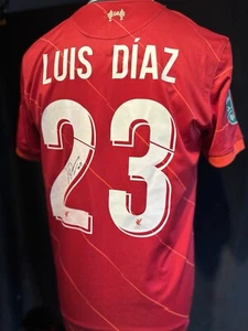 Luis Diaz signed 2021/22 Liverpool Shirt - Picture 1 of 6