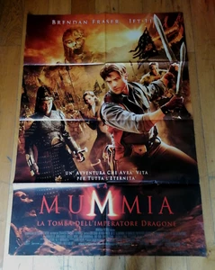 MANIFESTO 2F 2008 LA MUMMIA TOMBA IMPERATORE DRAGONE Brendan Fraser Rob Cohen - Bild 1 von 3