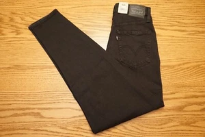 NWT WOMEN'S LEVI JEANS Multiple Sizes High-Waisted Mom Jeans Tapered Black $79 - Picture 1 of 2