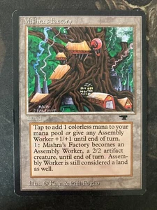 ** ANTIQUITIES Mishra's Factory (Summer) ** NM Edge Pinch - DUTY FREE Magic MtG - Foto 1 di 2